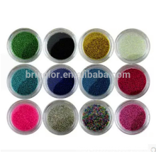 Perlas de microcristal de colores